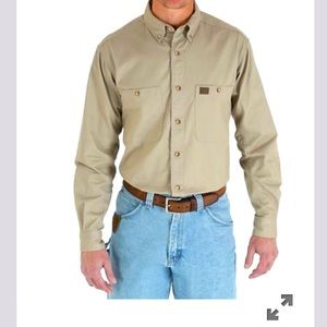 Wrangler Workwear Khaki Shirt